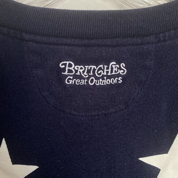 Vintage Britches Great Outdoors Men’s Henley Shirt L Long Sleeve Patriotic USA - Picture 6 of 7